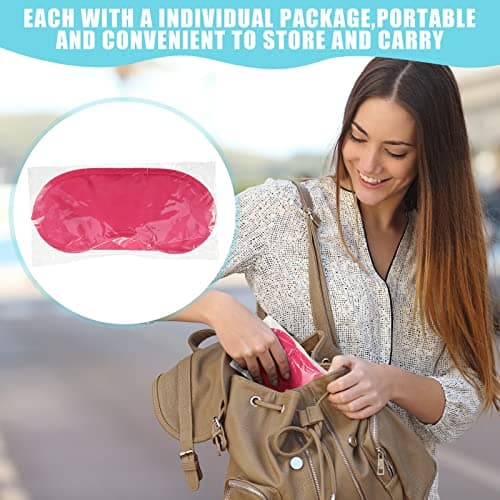 12 Pieces Multicolor Eye Mask Cover Lightweight Blindfold Sleep Mask with Nose Pad and Elastic Straps for Kids Women Men, 12 Colors — view 5