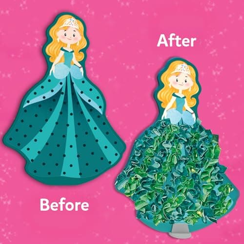Skillmatics Poke-in Art – Magical Princesses, DIY Craft Kit, Gifts for Kids — view 6