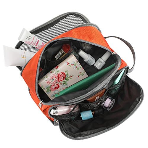 Gonex Men's Toiletry Bag, Water-Resistant Nylon Travel Wash Shower Bag — view 5