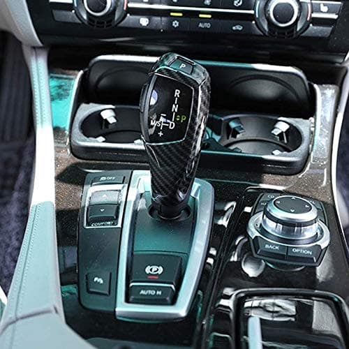 WJBABJ Ski Boot Bag Car Gear Shift Knob Cover Trim Carbon Fiber for BMW F20 F30 F31 F34 X5 F15 X6 F16 X3 F25 X4 F26 F1 — view 4