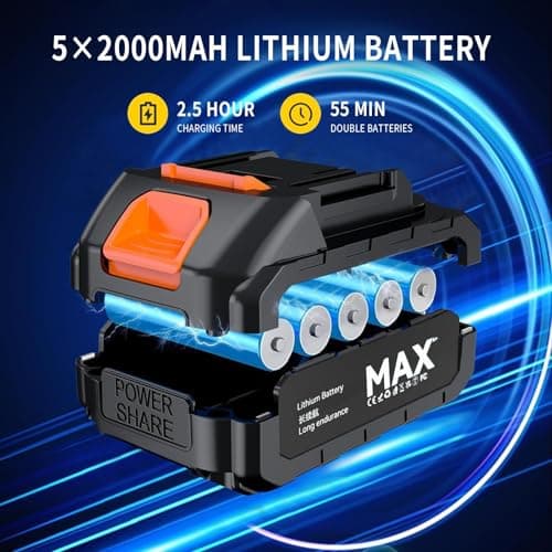 Handheld Vacuum Cleaner Cordless, 50000PA Powerful Car Hoover with Suction & Blow Function – Dual Battery (24 Mins Runtime) Ultra-long Battery Life,Lightweight & Portable Car Cleaner for Car/Home/Pet — view 4