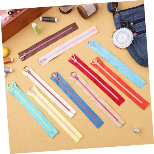 SEWOART 20pcs Small Zipper Replacement Kit for Jacket Repair Luggage Zipper Fix Sewing Colors — view 5