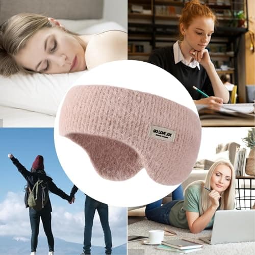 Soundproof Earmuffs Sleep, Noise Cancelling Ear Muffs, Sleeping Eye Soft, Noise Reduction Ear Muffs for Sleeping, Lightweight Ear Warmers Headband, Portable Ear Muffs Winter for Working, Napping — view 2