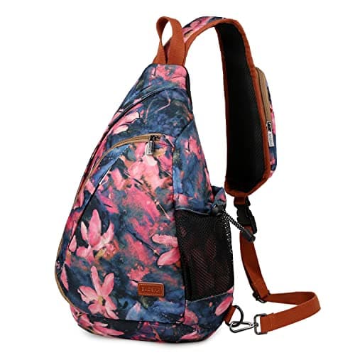 Baosha Sling backpack Crossbody Shoulder Chest Bag Travel Hiking Daypack for Women XB-04, Es, L, Unique
