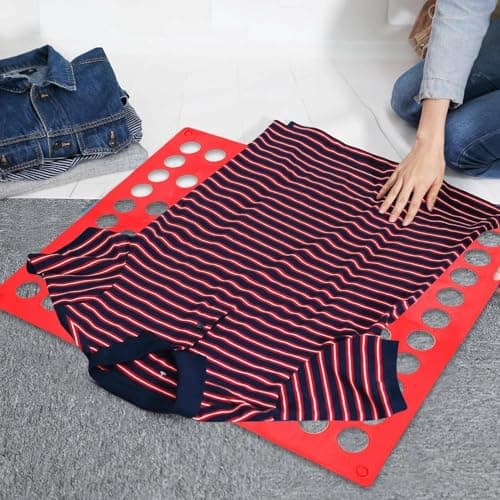Quorvex Clothes Folding Board - Laundry Folder Home Storage Tool,Foldable Laundry Organizer Liner Sorter for Adults Children Household Clothing Dorm Home — view 3