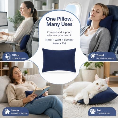 FEITONGFX 1PCS Mini Pillows for Sleeping,11in x 7in Small Travel Pillow — view 6