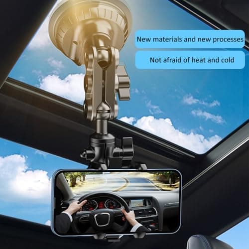 Juinrinet Car Phone Mount Universal Sucker Bracket for Window Windshield — view 4