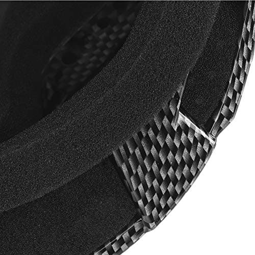 LIYJTK MOTORCYCLE GOGGLES WINDPROOF SNOWBOARD GLASSES SKI MASK OUTDOOR SUNGLASSES for MEN WOMEN (Carbon Fiber Black) — view 2