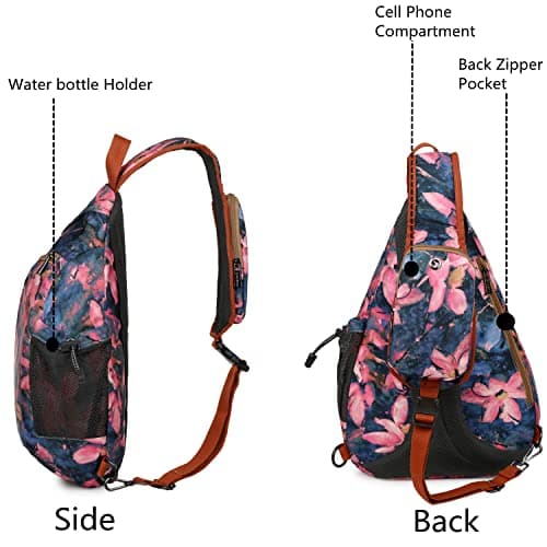 Baosha Sling backpack Crossbody Shoulder Chest Bag Travel Hiking Daypack for Women XB-04, Es, L, Unique — view 4