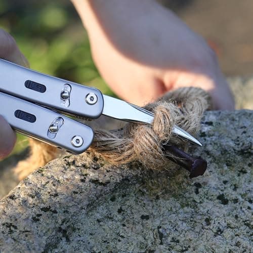 Roxon FT08 Build Your Own Multitool Accessory for Flex Multitool (4 pcs A Set Included Comb, Marlin Spike, Mini Brush, Hook) Good for Outdoor & Camping — view 3