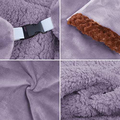 JINTN USB Hand Warm Blanket Winter Smalle Flannel Blanket Electric Warm Throw Blanket Heated Shawl Wrap Heating Knee Leg Waist Wrap Blanket for Home Office Sofa Chair Car Plush Blanket — view 3