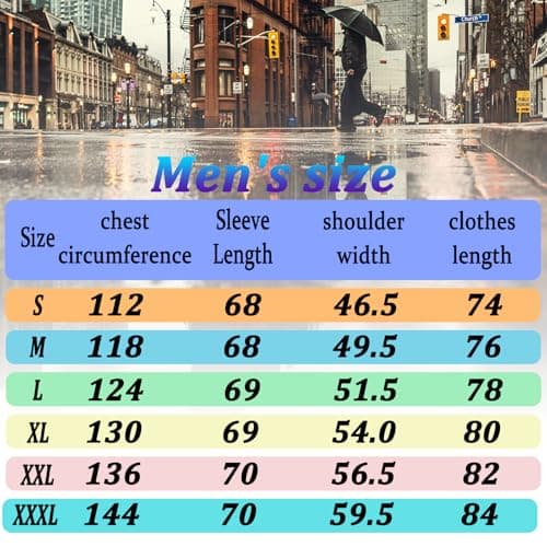JiaYouLC Men's Packable Lightweight Waterproof Jacket No Pocket Hooded Raincoat in a Bag Sun Protection Windproof Rain Jacket (UK, Alpha, M, Regular, Regular, Black) — view 3