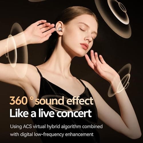 Wireless Open Ear Clip‑on Headphones, Bluetooth 5.4, 48H Playtime, IP55 — view 5