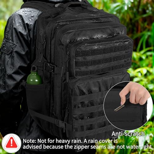 Military Tactical Backpack 20L/25L/35L/40L/45L, MOLLE Rucksack for Men — view 3