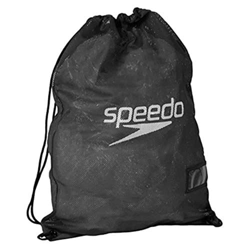 Speedo Unisex-Adult Pool Mesh Bag | Kit Bag | Swim Bag Bag, Black, One Size — view 4