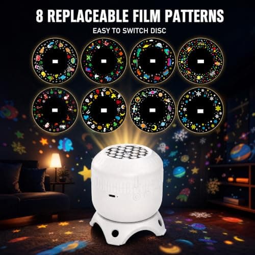 Galaxy Projector, Night Light Projector LED Light, Multiple Light Modes — view 3