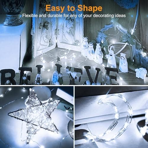 btfarm 6 Pack 3 Modes Fairy Lights Battery Operated, 2M 20 LED String Light — view 5