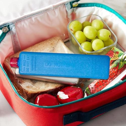 Freezer Blocks For Cooler Bags - 200ml X 6 Reusable Ice Packs For Lunch Box, Air Conditioner Fan Ice Crystal Box | For Travel Beach Fishing Sports Camping BBQ Picnic Hiking — view 4