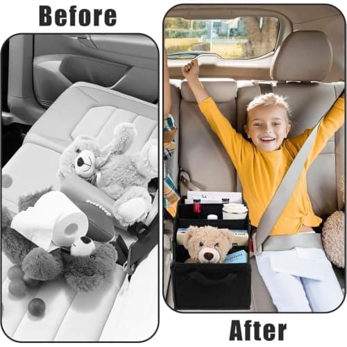 Foldable Car Boot Organiser with Dividers, Pockets and Carry Handles — view 3