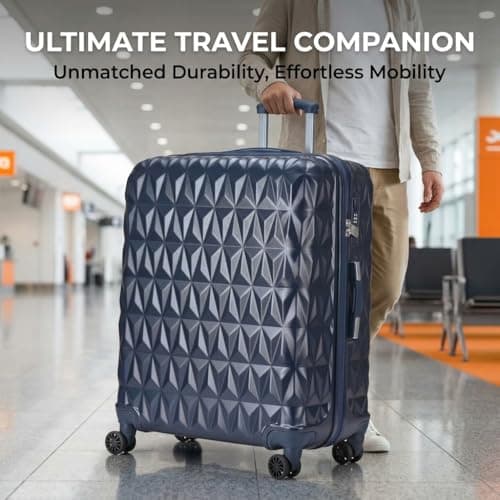 CMY Suitcase 24 Inch Medium Hard Shell Lightweight ABS Checked-in Luggage — view 2