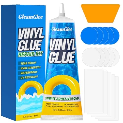 Air Mattress Patch Kit 80ML, Heavy Duty Waterproof Vinyl PVC Adhesive