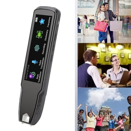 Cocoarm Translator Pencil with Text Recognition Scanner, Sustainable Portable Translator Device for Education Travel, 57 Languages Online Offline Scan Translation, 1050mAh Rechargeable (Grey) — view 3