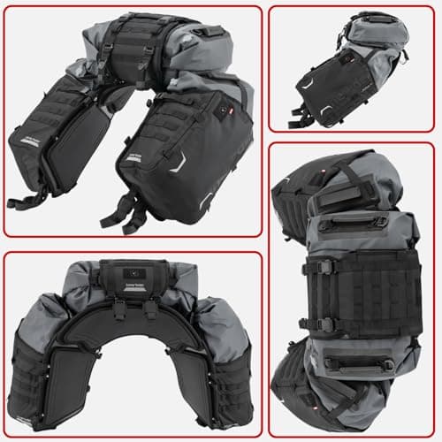 Lone Rider Rackless Motorcycle Saddlebag Panniers 70L Waterproof BMW GS Fit — view 6