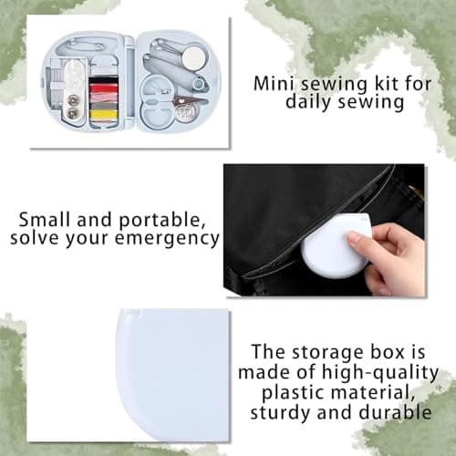 1Pcs Mini Sewing Kit Portable Needle and Thread Kit for Travel Business Trips School Camping for Be Torn Sheets Plush Torn Clothes Loose Buttons Repair Them Quickly — view 3
