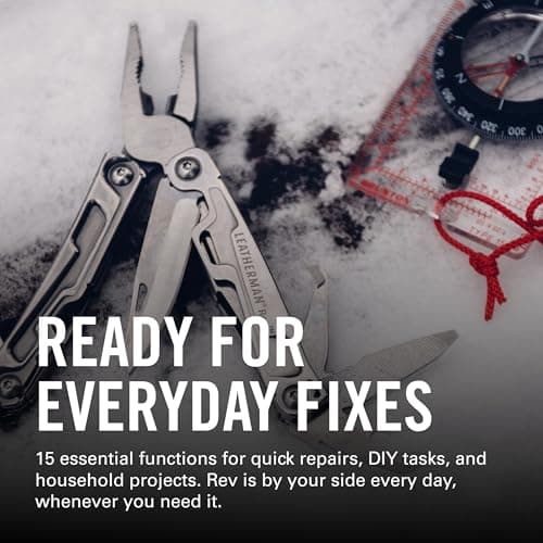 Leatherman Rev Multi-Tool, Stainless Steel, Silver — view 5