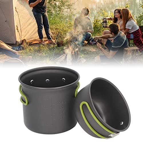 GYZOUKA Compact Camping Pot Set with Anti Scald Handle for Outdoor Use — view 4
