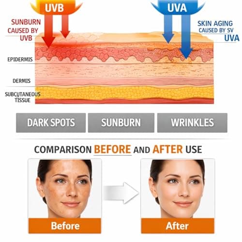 20-Pack Mini Travel Size Sunscreen & Sun Cream SPF 50+,Mini Sun Cream for Face & Body,Natural Face Sunblock,Sun Protection Waterproof & Non-Greasy,Factor 50 Suncream,No White Cast,UV Protection — view 6