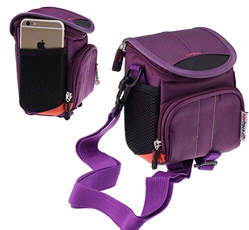 Navitech Purple Protective Portable Handheld Pocket Projector Carrying Case and Travel Bag for The Pico Genie P200