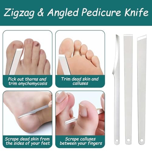 xiluuyou 10 Pcs Ingrown Toenail Tool Pedicure Tool Kit — view 3