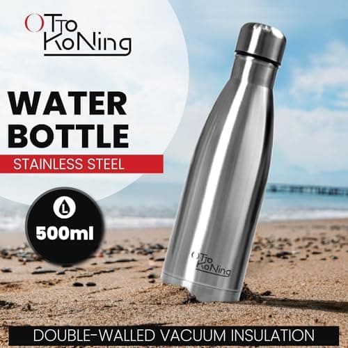 OTTO KONING Water Bottle 500ml Insulated Stainless Steel Flask — view 3