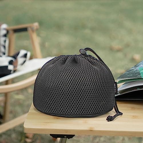 HTU Portable Cutlery Holder Drawstring Bowl Plate Pot Organizer Camping Cooker Stove Tableware Protective Bag for Hiking Travel BBQ — view 5