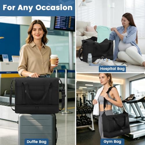 ZOMFELT for EasyJet Cabin Bag 45x36x20, Travel Bag with Shoes Compartment — view 6