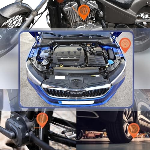 [1 Pack] Ultimate Magnetic AirTag Holder: IP68 Waterproof Case with Powerful N54 Magnet, Anti-Lost Concealed Cover for Car, Bike, or any Metallic Surface - Black — view 2