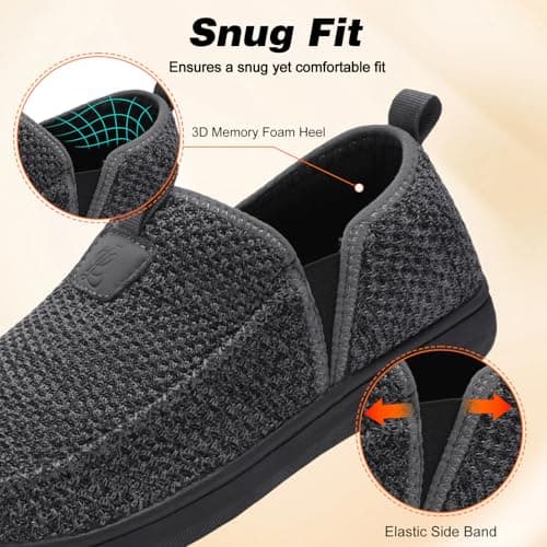 JOINFREE Mens Walking Shoes Wide Toe Box Barefoot Trainers Grey — view 4