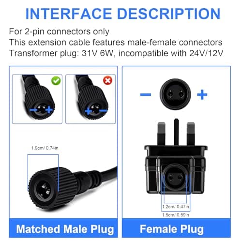 31V Transformer Plug for Christmas Lights 31V Outdoor Adapter with 8 Modes — view 5