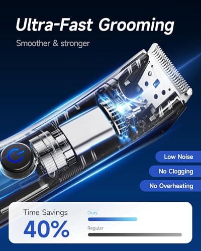 VIKICON Manscape Body Trimmer Men, Painless Body Shavers for Balls & Pubic — view 4