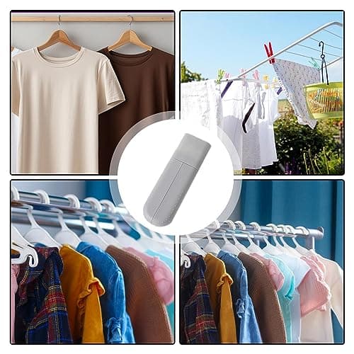 Collapsible Hangers, Clothes Coat Hangers, Portable And Foldable Travel Clothes Hanger, Travel Accessories for Underwear Socks Fowybe — view 3