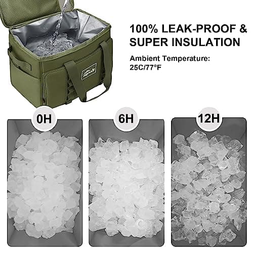 Youngoa 30L Cool Bag, Large Insulated Leakproof Foldable Cooler Box — view 3