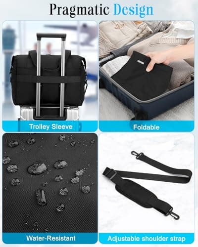VSNOON Ryanair Cabin Bags 40x30x20 Underseat, 24L Travel Hand Luggage Bag — view 6