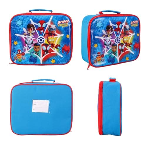 Stor Spidey and His Amazing Friends Insulated Lunch Box Bag for Boys and Girls, Perfect Size for Packing Hot or Cold Snacks for School and Travel, BPA Free — view 3