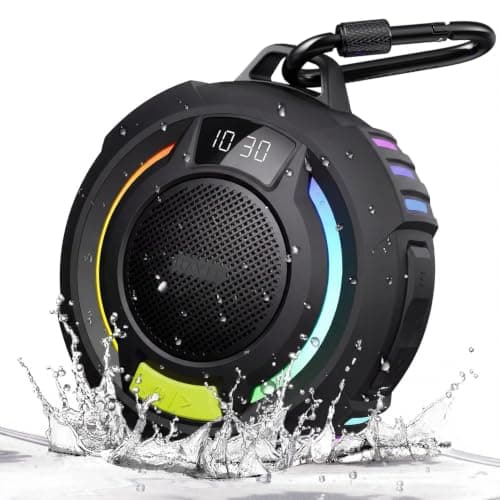 havit Shower Speaker IP67 Waterproof Floating Bluetooth with Clock
