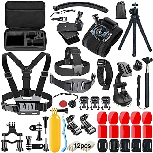 YUSHIHU 58-In-1 Action Camera Accessory Kit