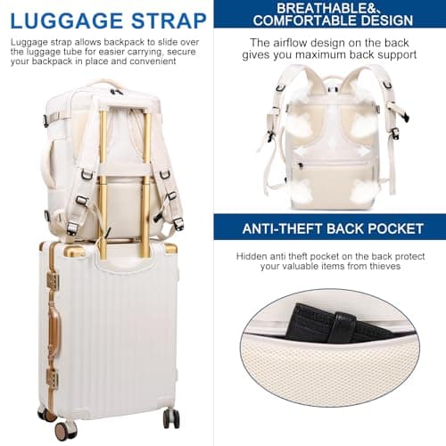 ENZOSUM Easyjet Cabin Bag 45x36x20 Travel Backpack Hand Luggage 30L — view 6