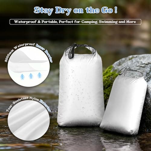 CANBOX Travel Laundry Bags, 2 Pcs Waterproof Wet Dry Separation Bags — view 2