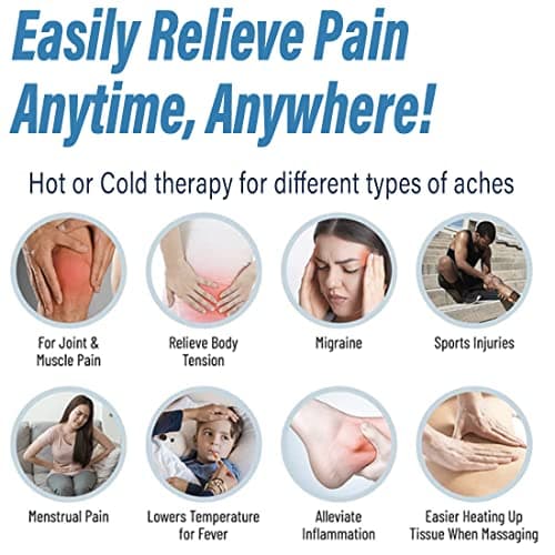 Reusable Pocket Hand Warmers, Click Activated Instant Heat Packs, Snap It Hot/Cold Gel Heating Pad for Pain Relief, Sore Muscles, Stiffness, Aches, Instant Hot Pad, Hot Compress (Middle Orange 5PCS) — view 4