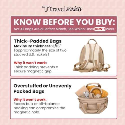 Trolley Strap - Easily Secure Your Bag to Your Luggage, Lower Stress During Travel, Travel Convenience (Black on Black) — view 5